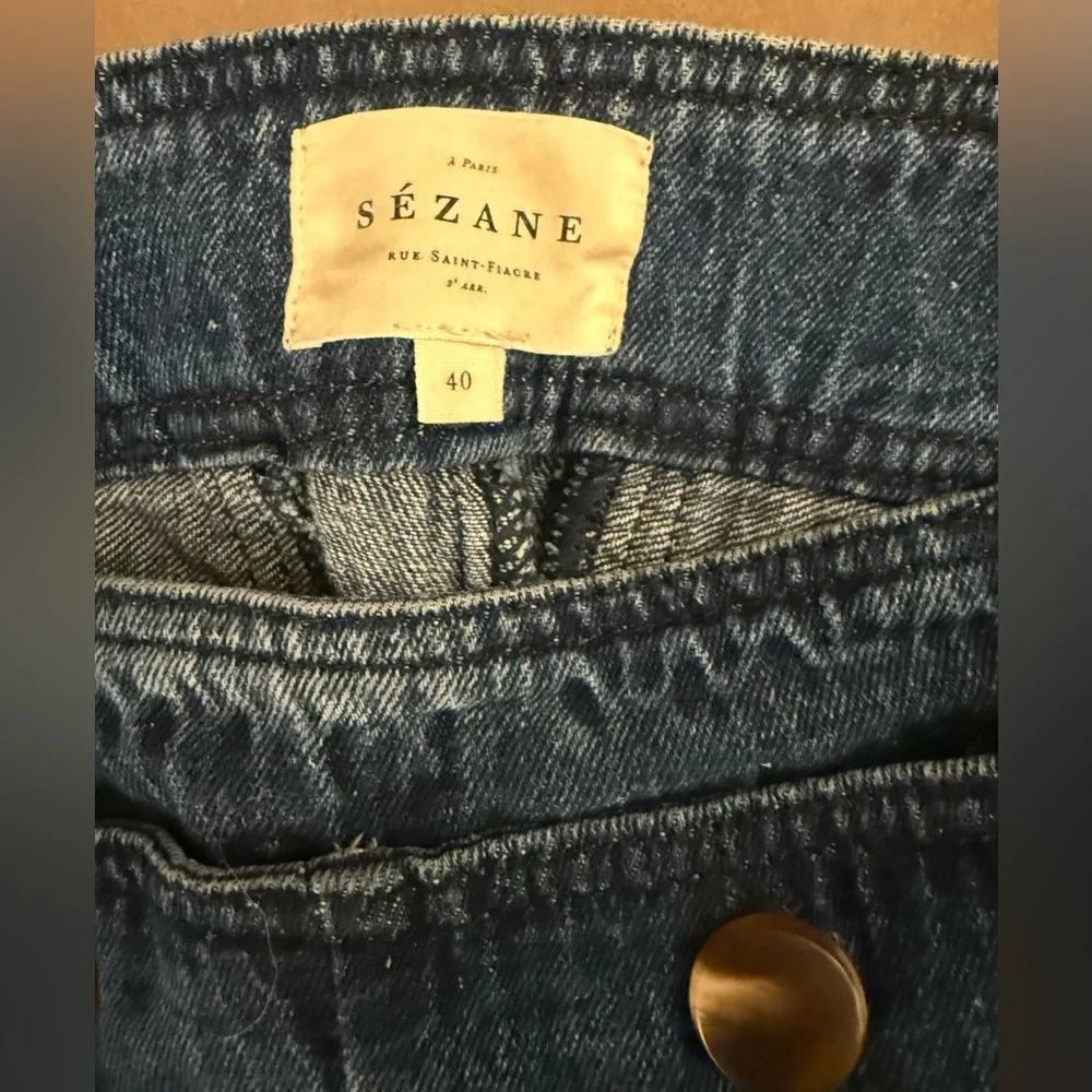 Sezane Women's Denim Culottes — size 40 / women’s 6 - Picture 5 of 5